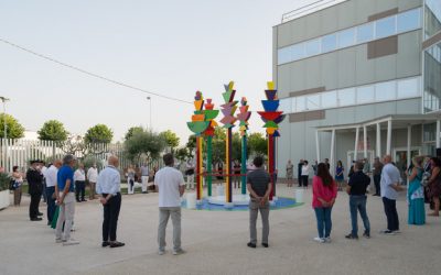 ART AND BUSINESS: THE FORECOURT OF THE ABRUZZESE HEADQUARTER OF MULTINATIONAL COMPANY VALAGRO LIGHTS UP WITH COLORS THANKS TO MAESTRO FRANCO SUMMA’S FUTURIST EDEN